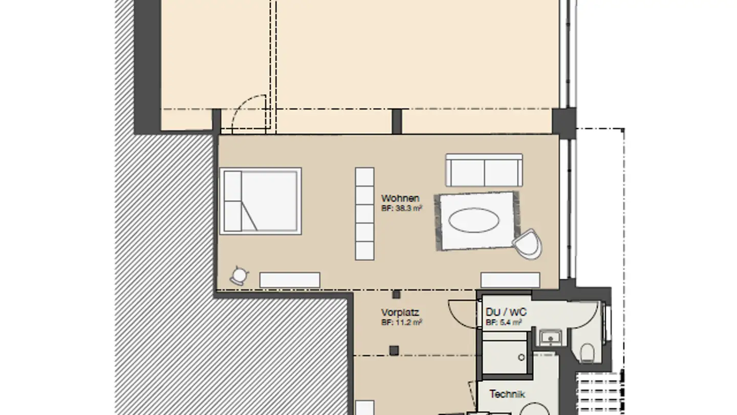 Wohnung mieten - Elsauerstrasse 37, 8352 Elsau
