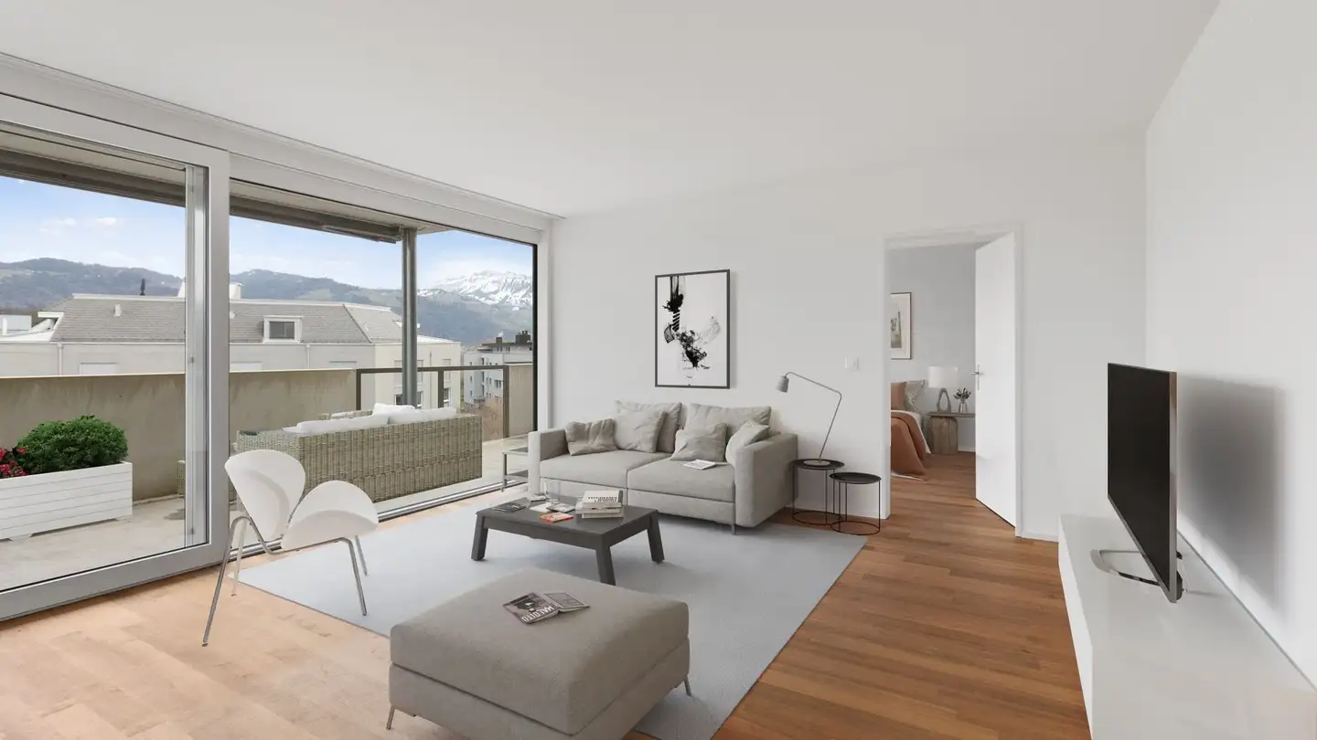 Attique à louer - Rösslimatte 10a, 3645 Gwatt (Thun) - Photo 2