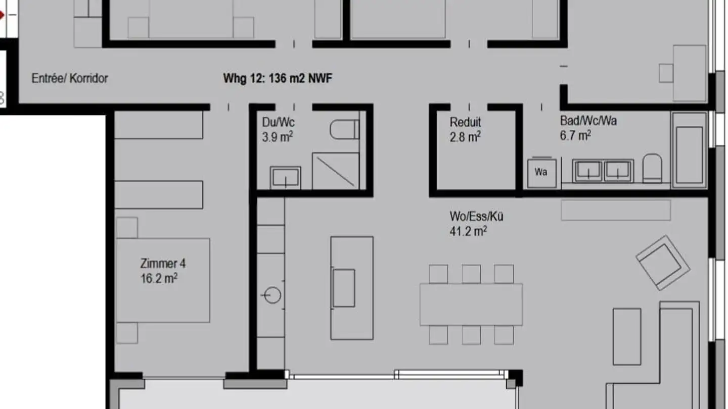 Appartement à louer - Moosstrasse 12, 5443 Niederrohrdorf - Photo 4