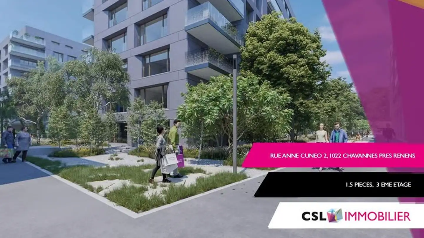 Wohnung mieten - Rue Anne Cunéo 2, 1022 Chavannes-près-Renens