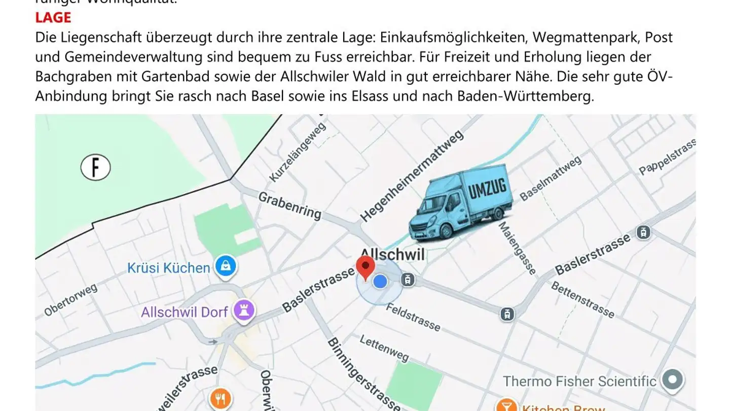 Wohnung mieten - Spitzgartenweg 35, 4123 Allschwil