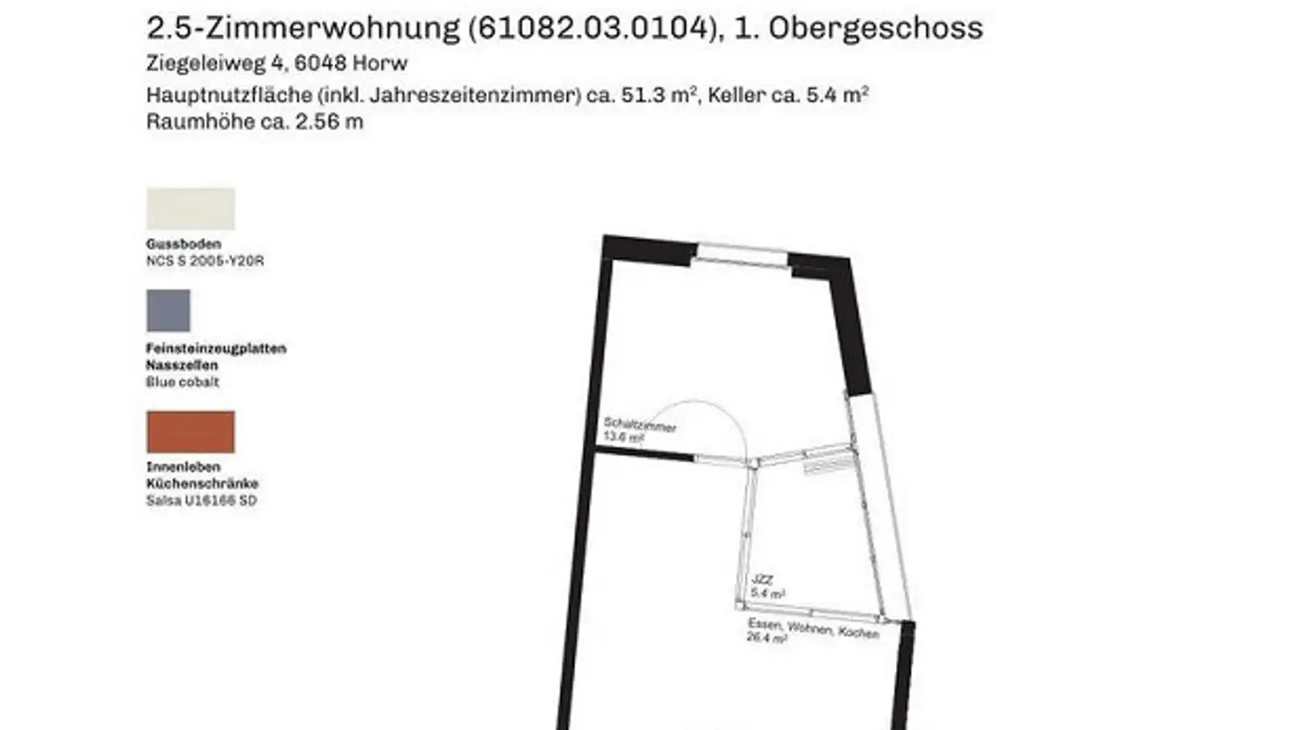 Appartement à louer - Ziegeleiweg 4, 6048 Horw - Photo 2