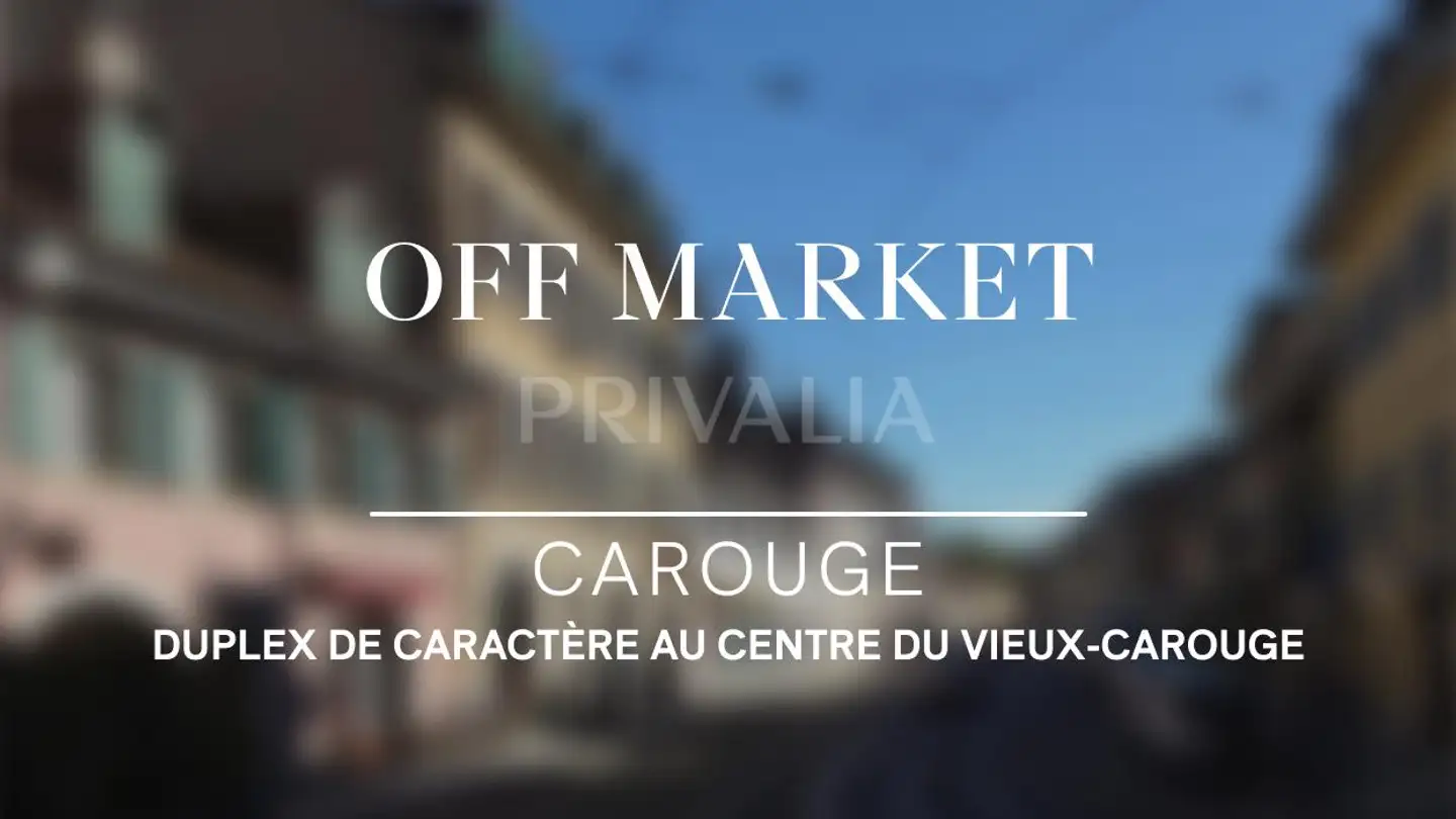 Maisonette kaufen - 1227 Carouge GE