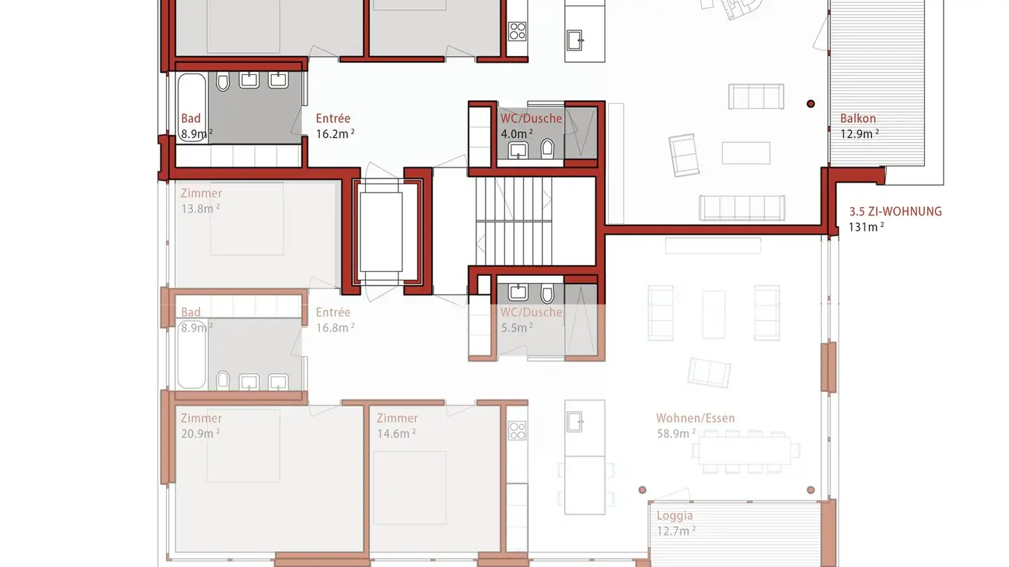 Wohnung mieten - In Der Hub 12, 8057 Zürich - Foto 2