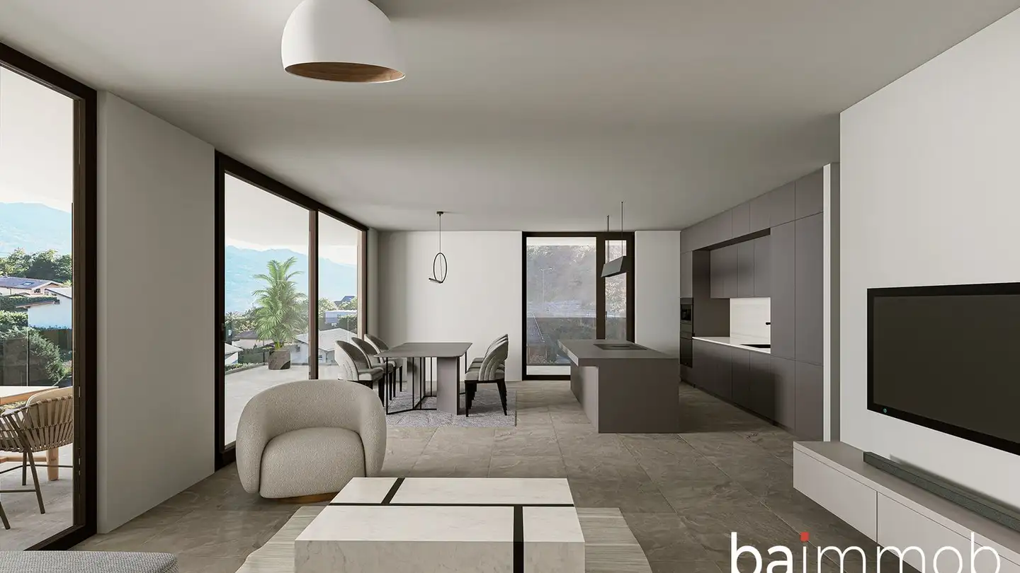 Wohnung kaufen - Chemin De Montana, 3971 Chermignon - Foto 3