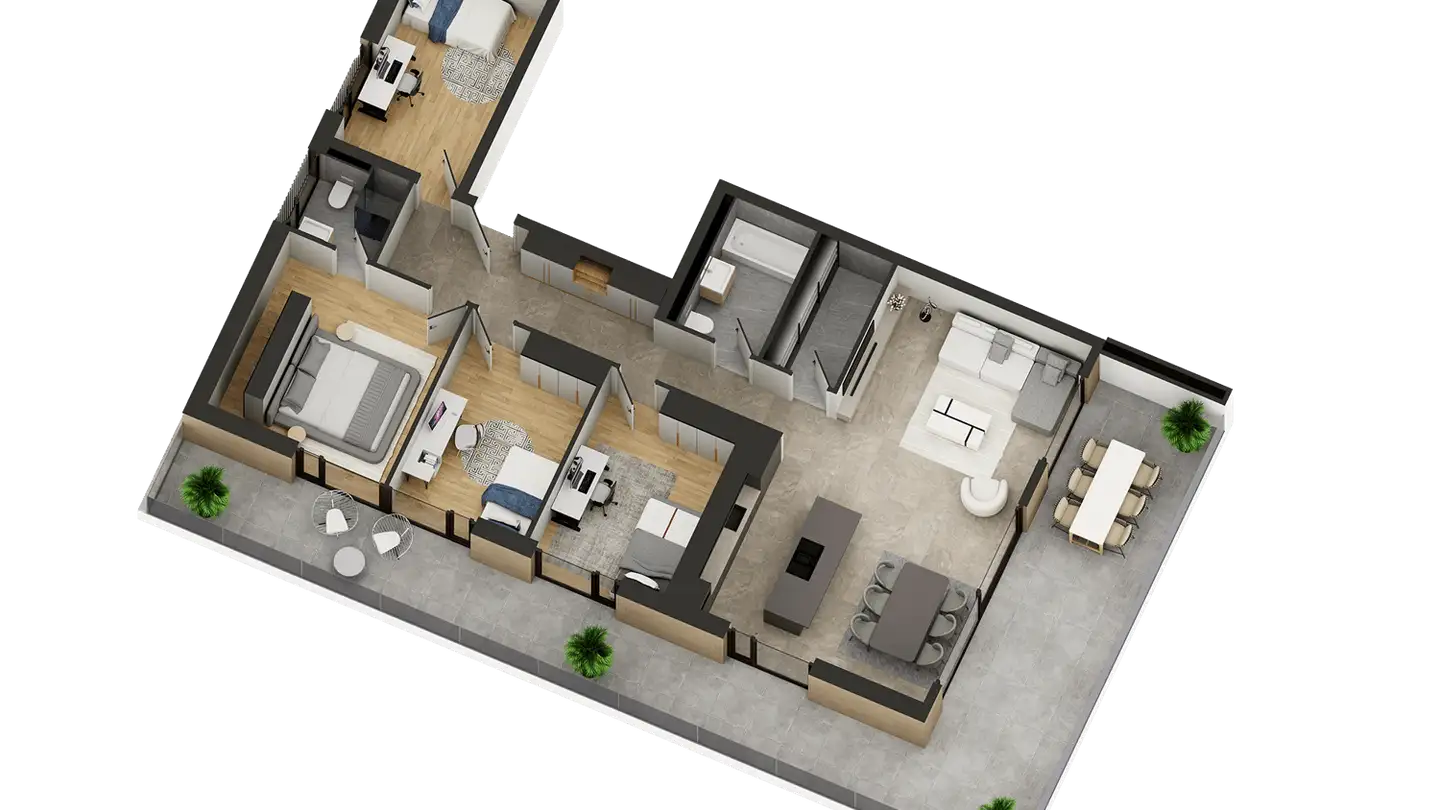 Wohnung kaufen - Chemin De Montana, 3971 Chermignon - Foto 4