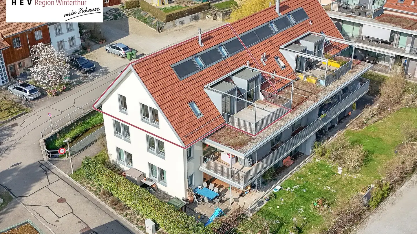 Attico in vendita - Schaffhauserstrasse 19, 8442 Hettlingen