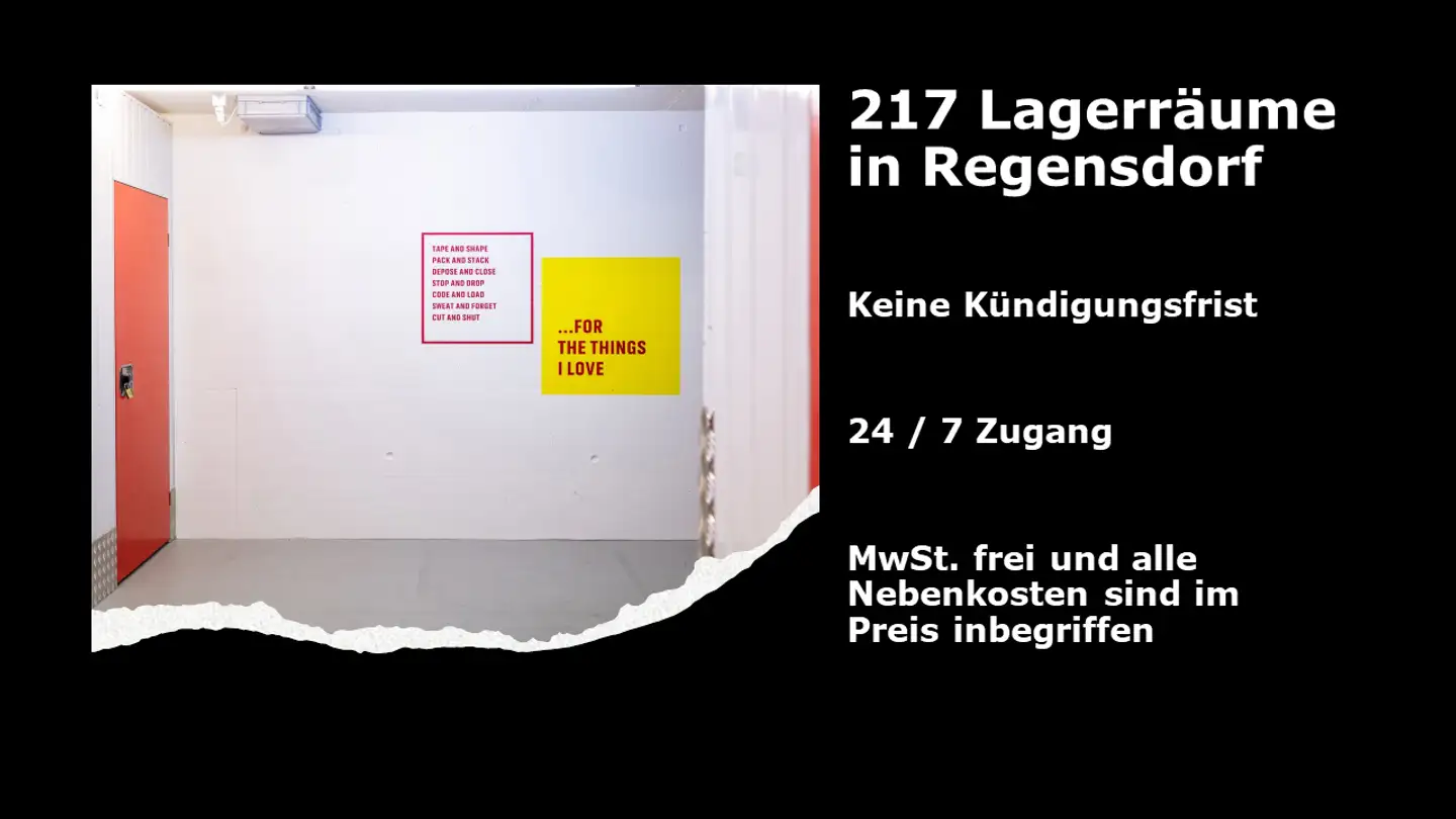 Spazio di archiviazione in affitto - Althardstrasse 10, 8105 Regensdorf