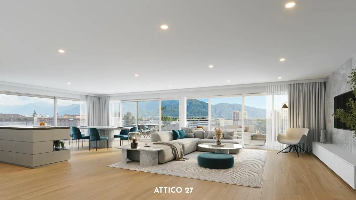 Penthouse kaufen - Piazza G. Pedrazzini, 6600 Locarno