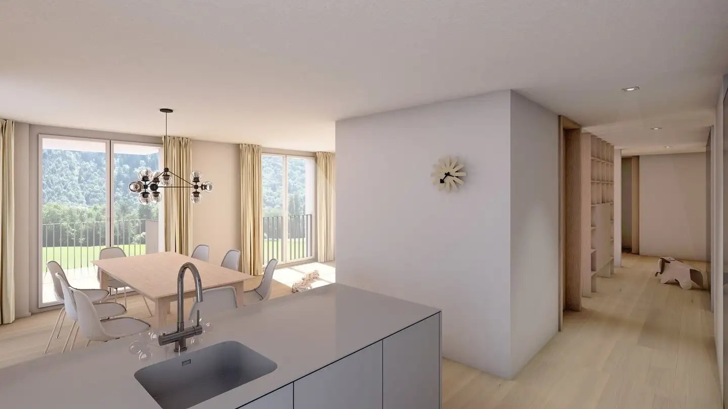 Penthouse for rent - Brückenmoosstrasse 21, 3942 Raron - Photo 3