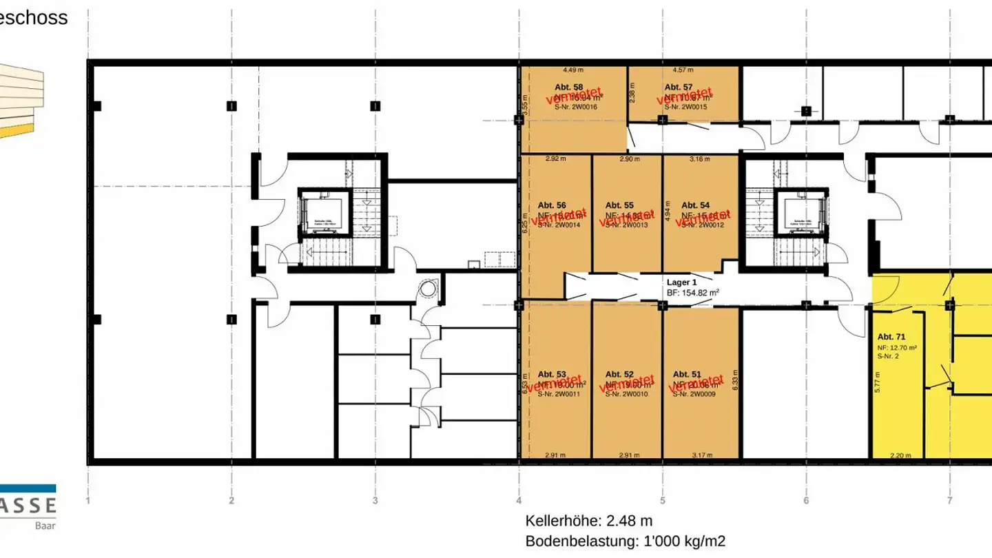 Spazio di archiviazione in affitto - Langgasse 47b, 6340 Baar - Foto 3