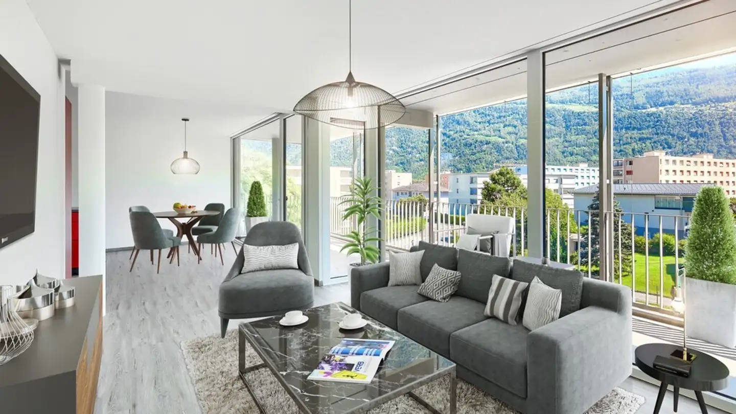 Apartment for rent - Rue Des Follaterres 48, 1920 Martigny - Photo 2