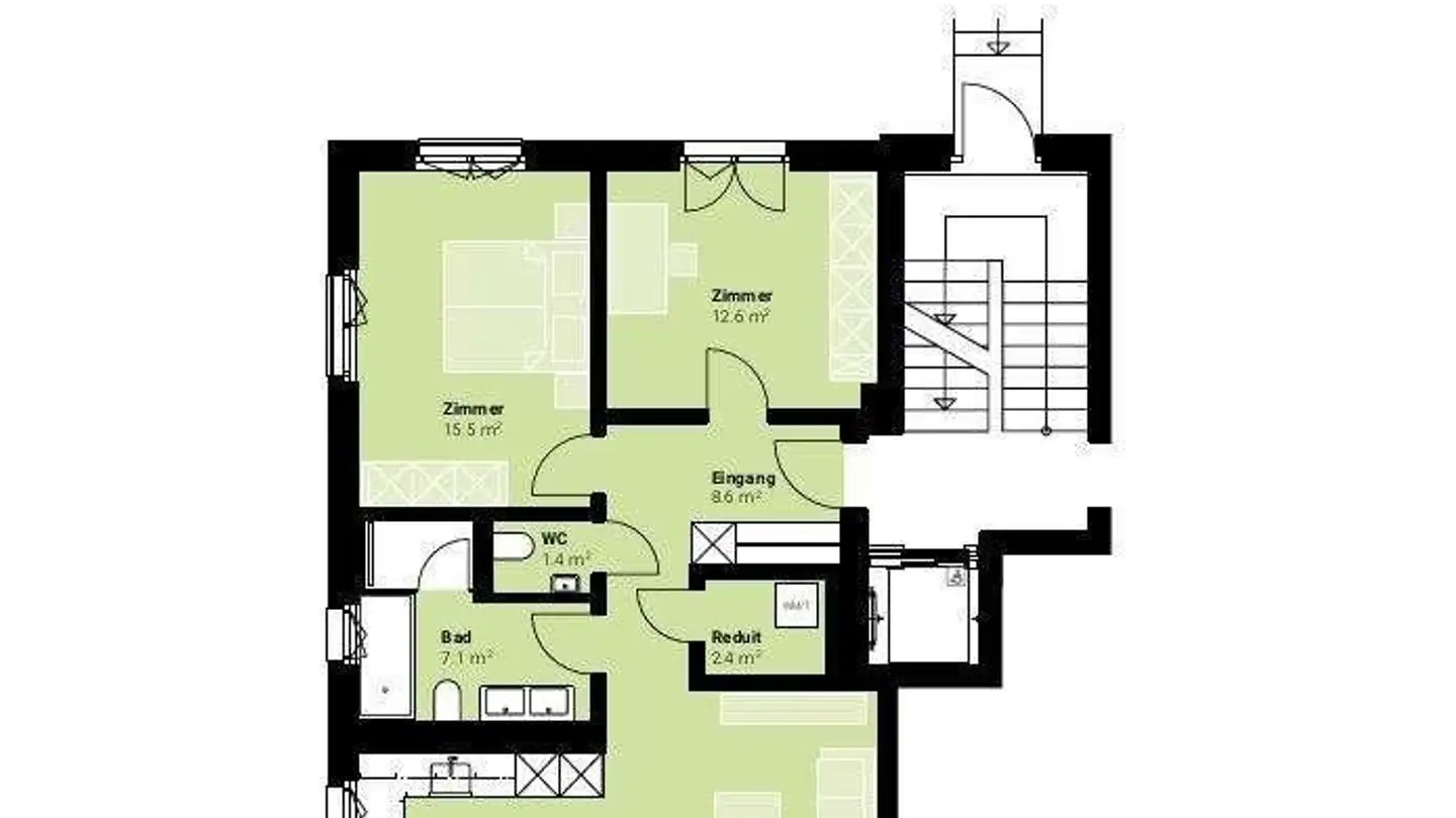 Appartamento in affitto - Hauptstrasse 40, 8217 Wilchingen - Foto 3