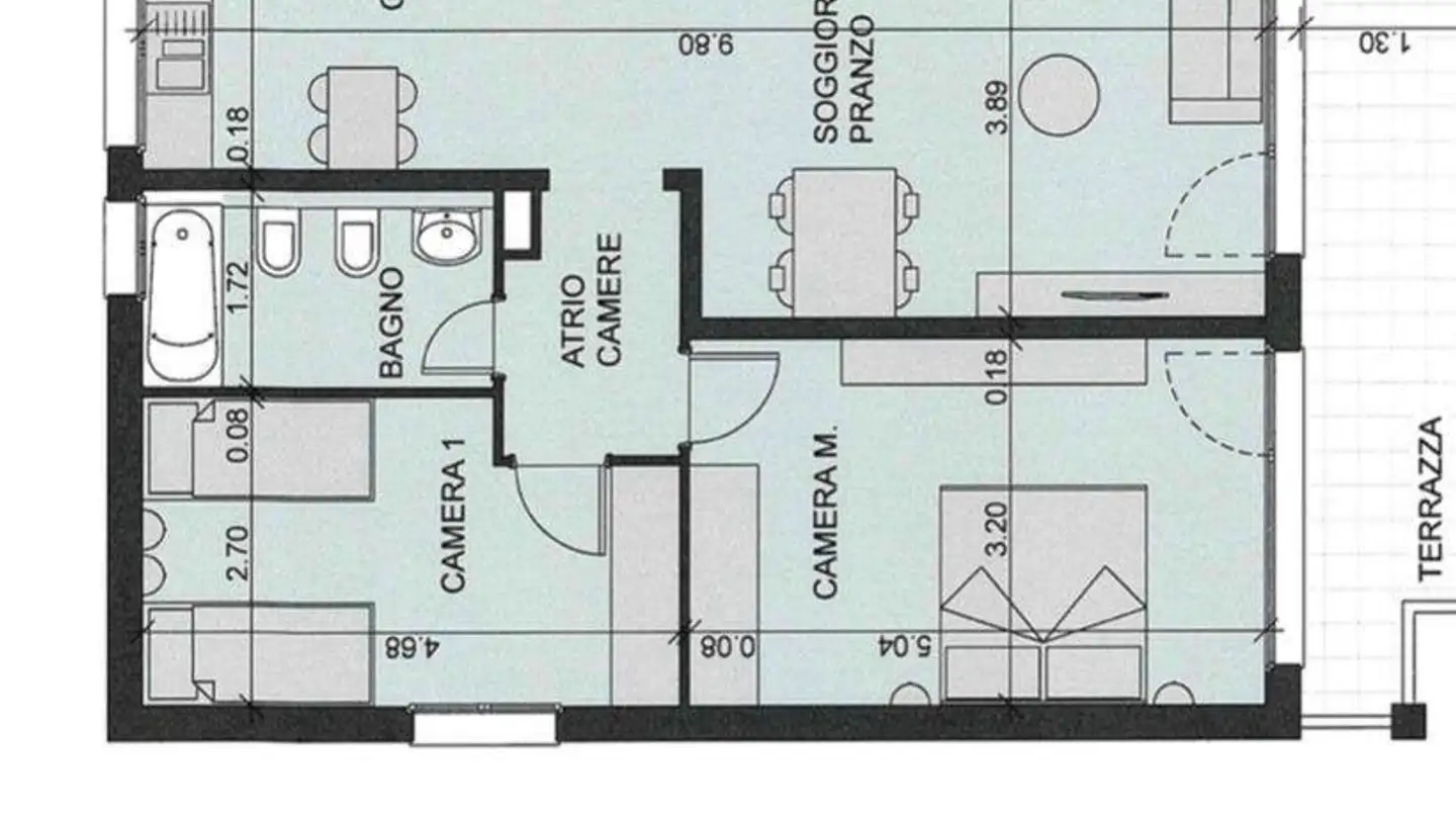 Wohnung mieten - 6514 Sementina - Foto 2