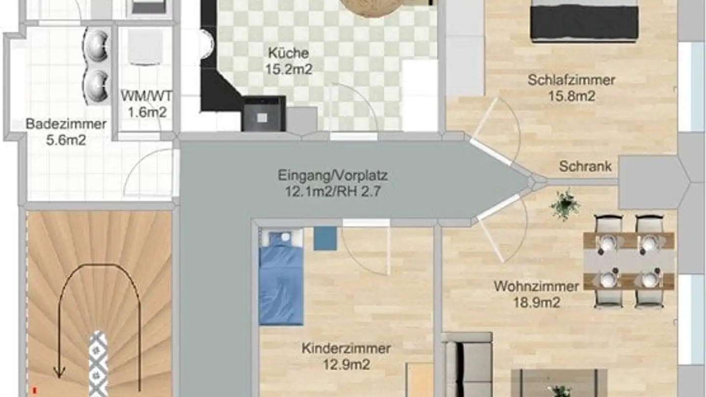 Appartement à louer - 3454 Sumiswald