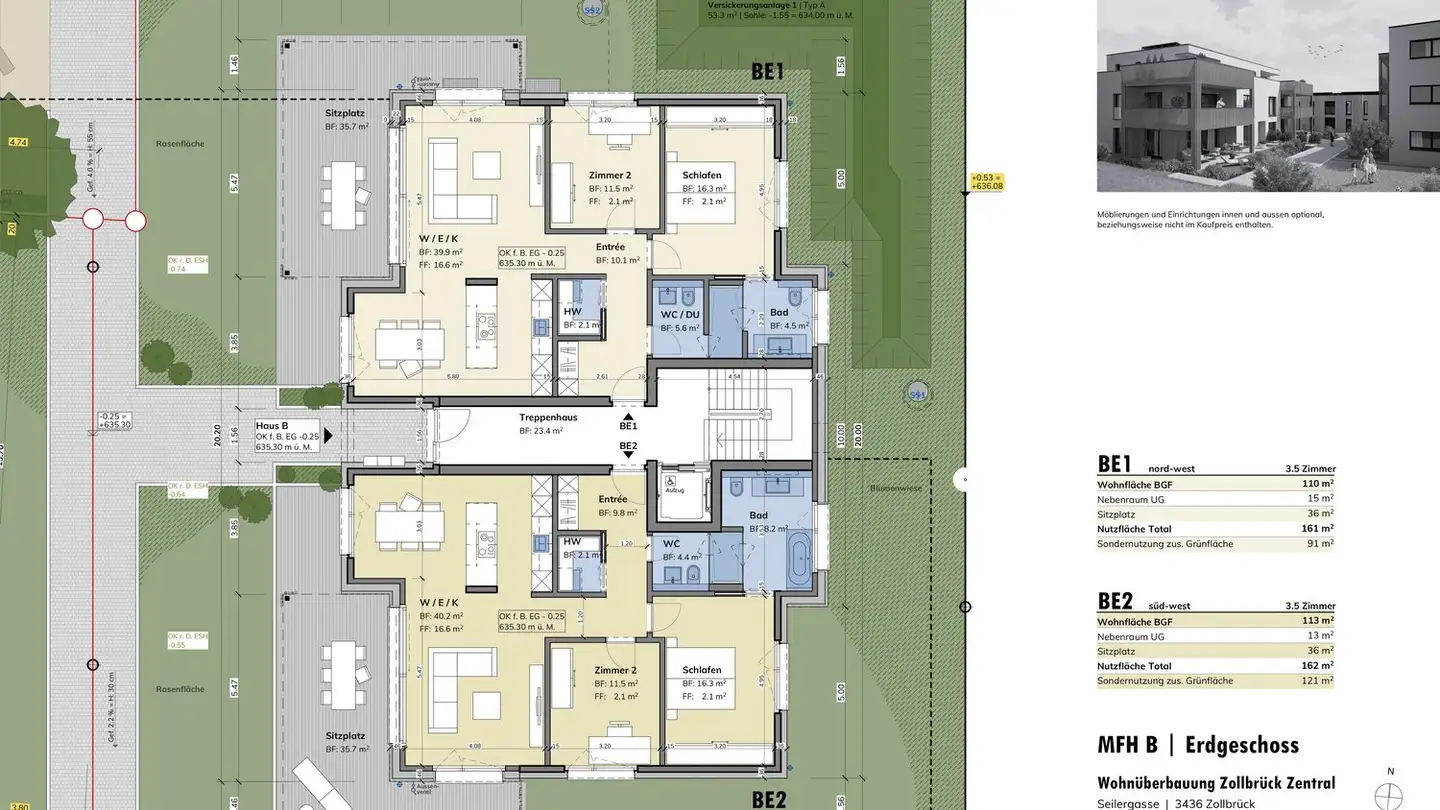 Appartamento a gradini in vendita - Frittenbachstrasse, 3436 Zollbrück - Photo 3