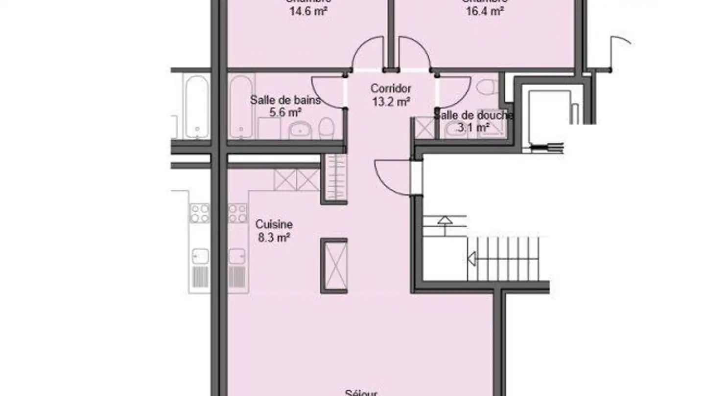 Wohnung mieten - Rue de l'Industrie 3, 1700 Fribourg