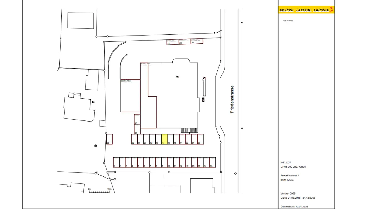 Place de parking extérieure à louer - Friedenstrasse 7, 9320 Arbon - Photo 3