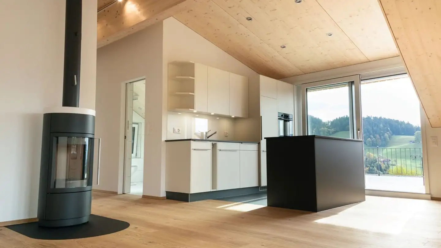 Dachgeschosswohnung mieten - Stegacker 6, 3624 Goldiwil (Thun)