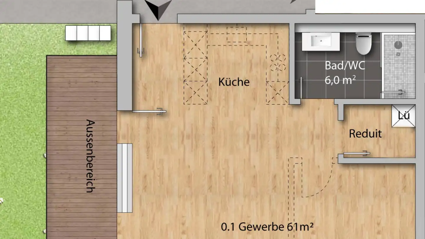 Bürofläche mieten - Bahnhofstrasse 50, 8854 Siebnen - Foto 4