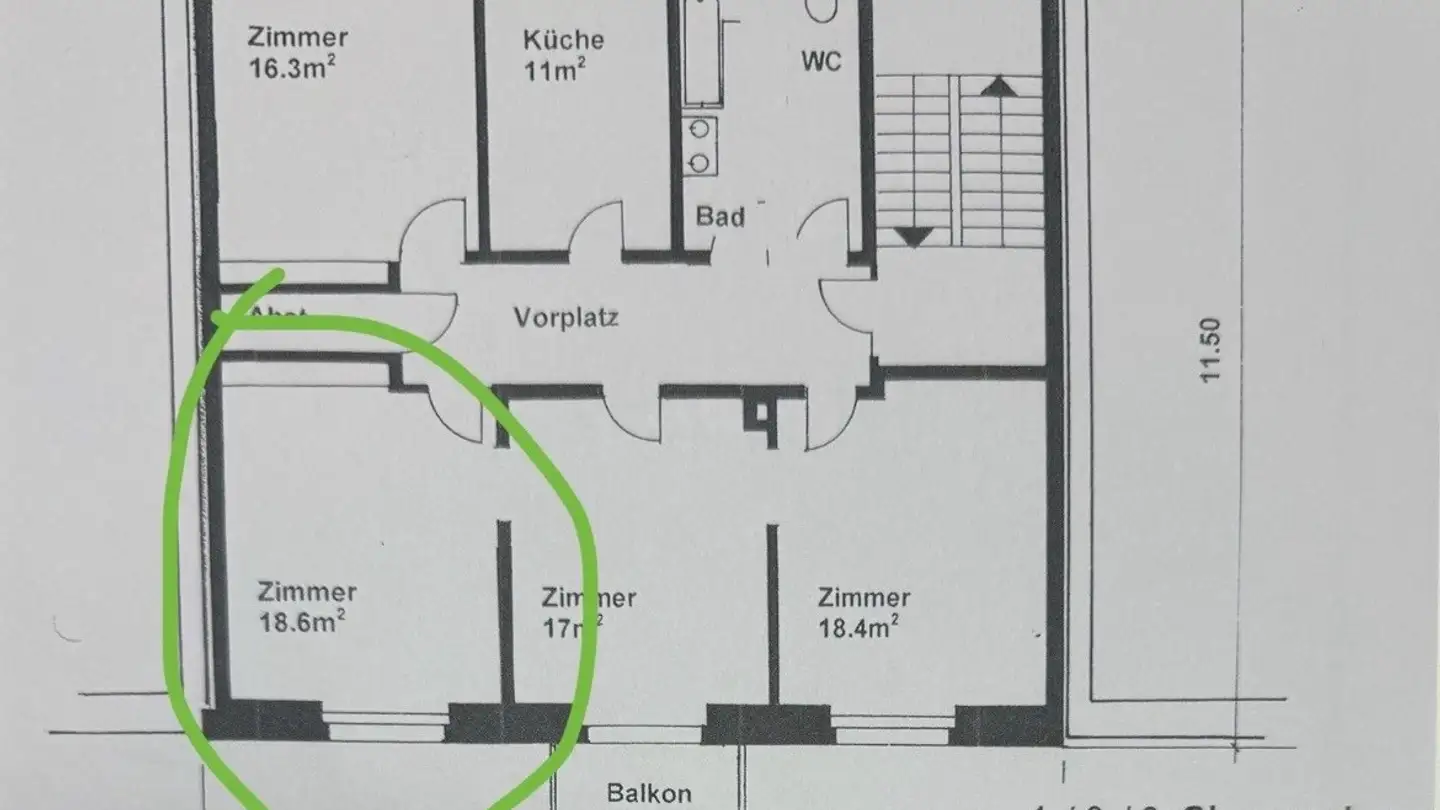 Zimmer mieten - Weinbergstrasse 114, 8006 Zürich - Foto 3