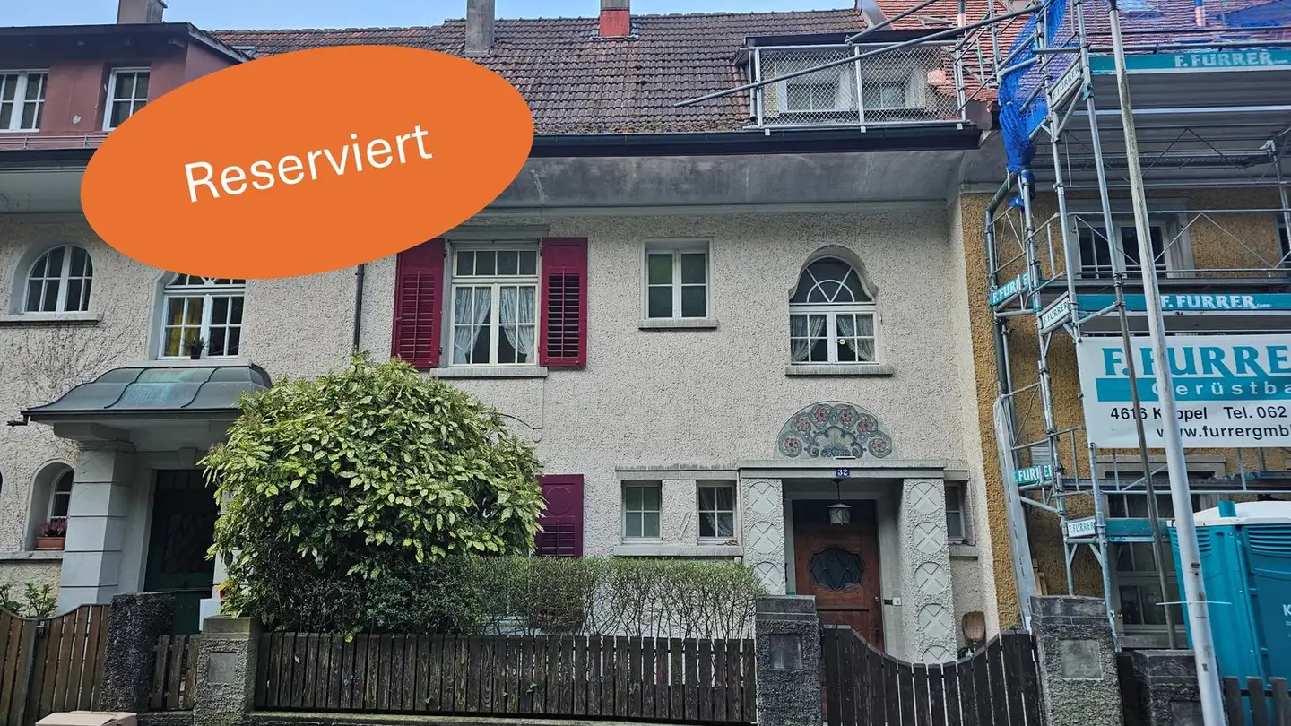 Einfamilienhaus kaufen - Felsenstrasse 32, 4600 Olten
