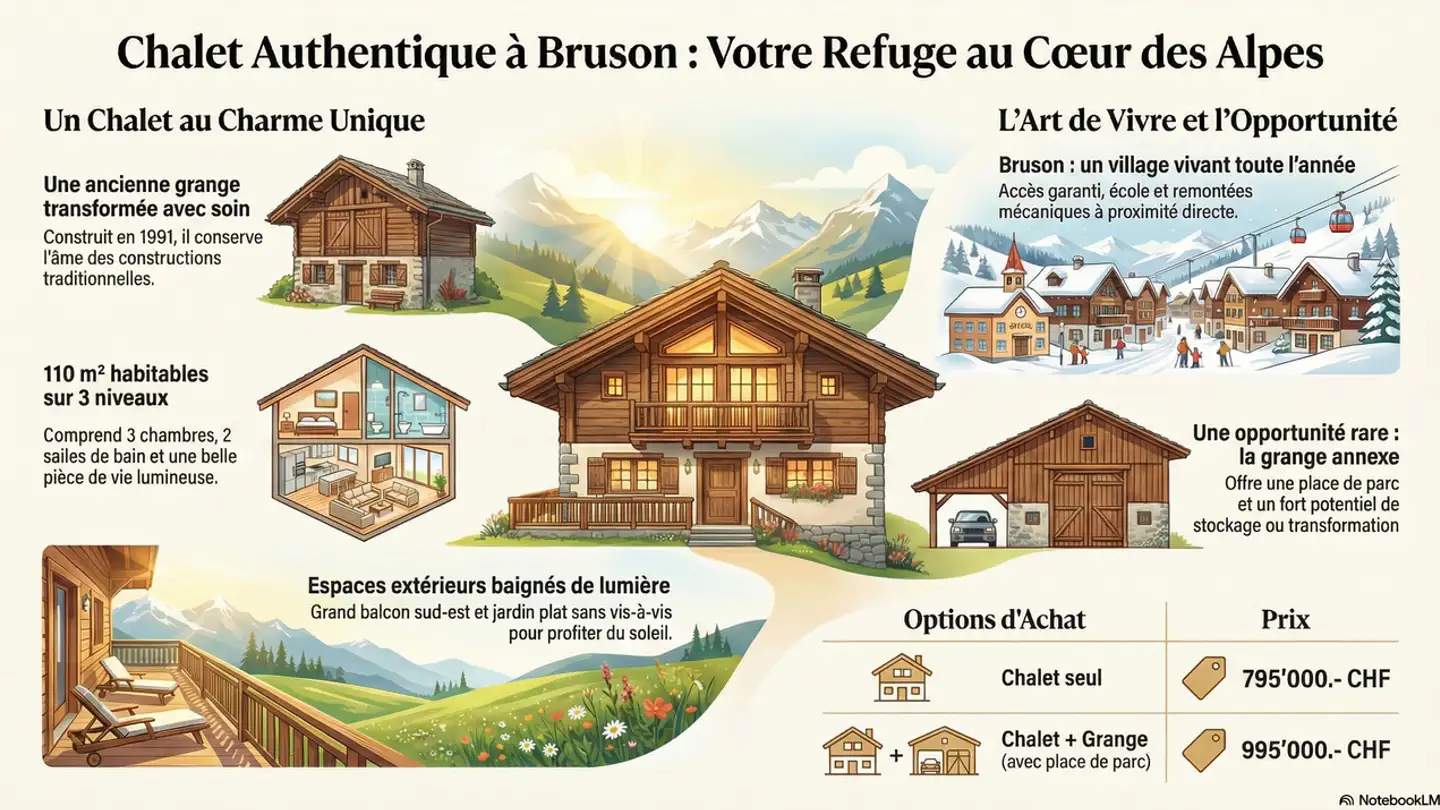 Chalet à vendre - Chemin De Crètadzera 50, 1934 Bruson