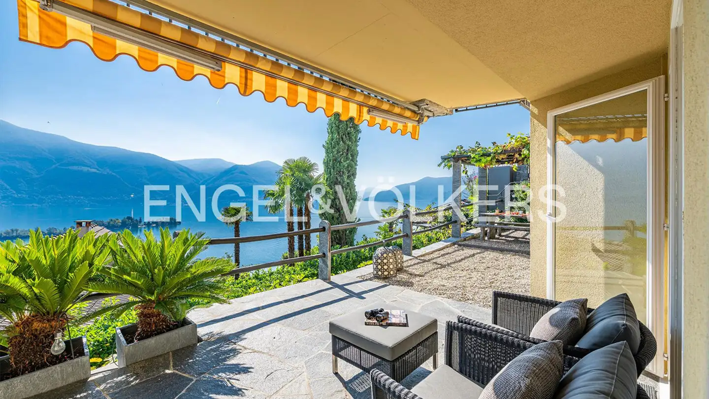 Furnished apartment for sale - 6622 Ronco sopra Ascona