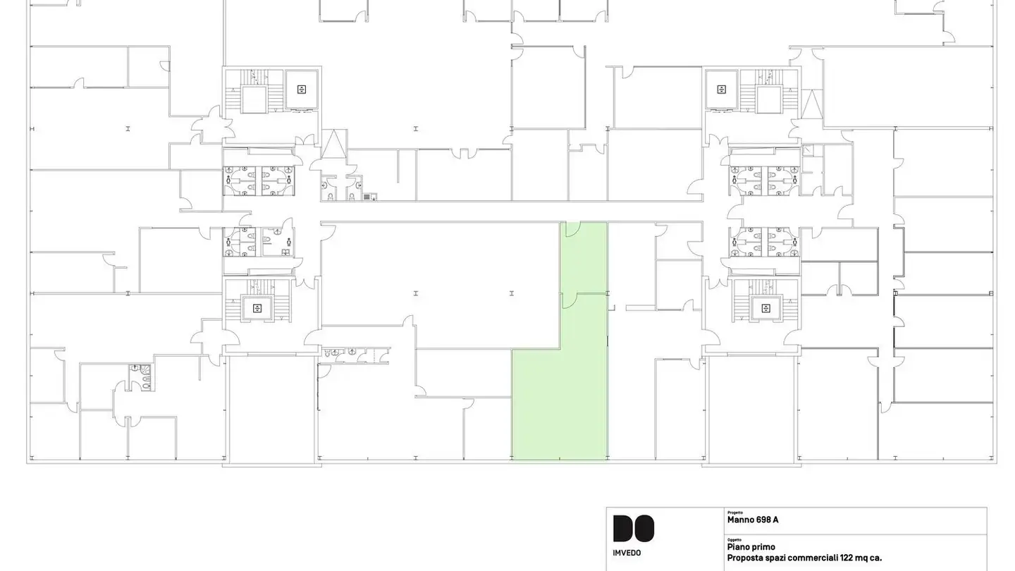 Spazio ufficio in affitto - Via Pobiette 11, 6928 Manno - Foto 2