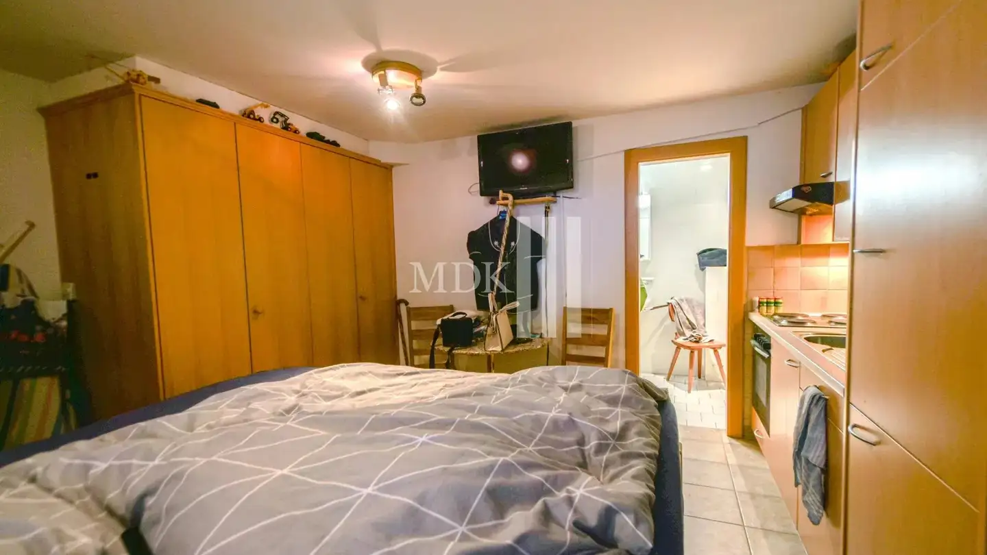 Studio for rent - Rue Du Village 45, 1874 Champéry
