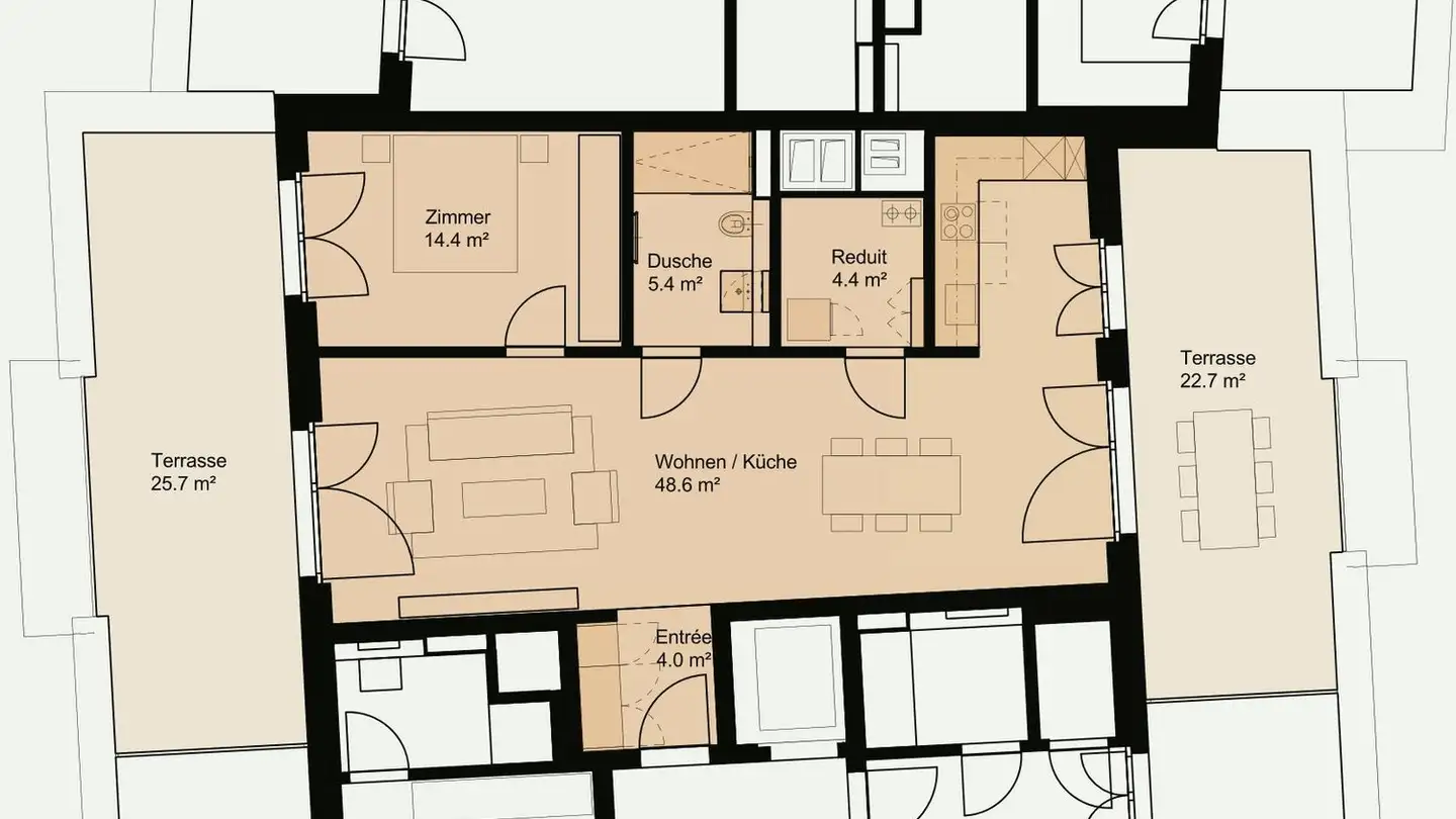 Penthouse for rent - Holzmoosrütistrasse 8b, 8820 Wädenswil