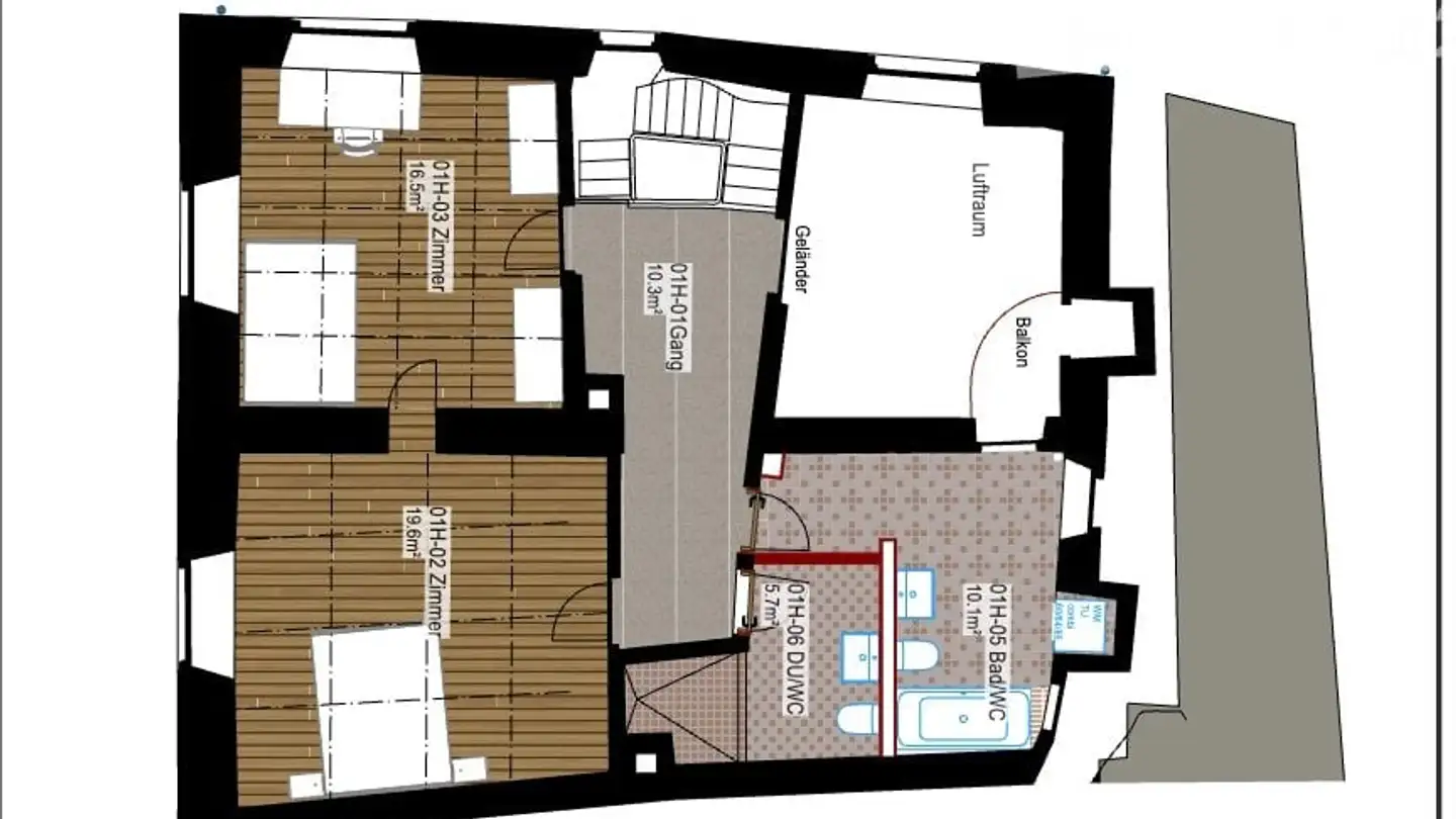 Wohnung mieten - Herrengasse 15, 7000 Chur - Foto 2