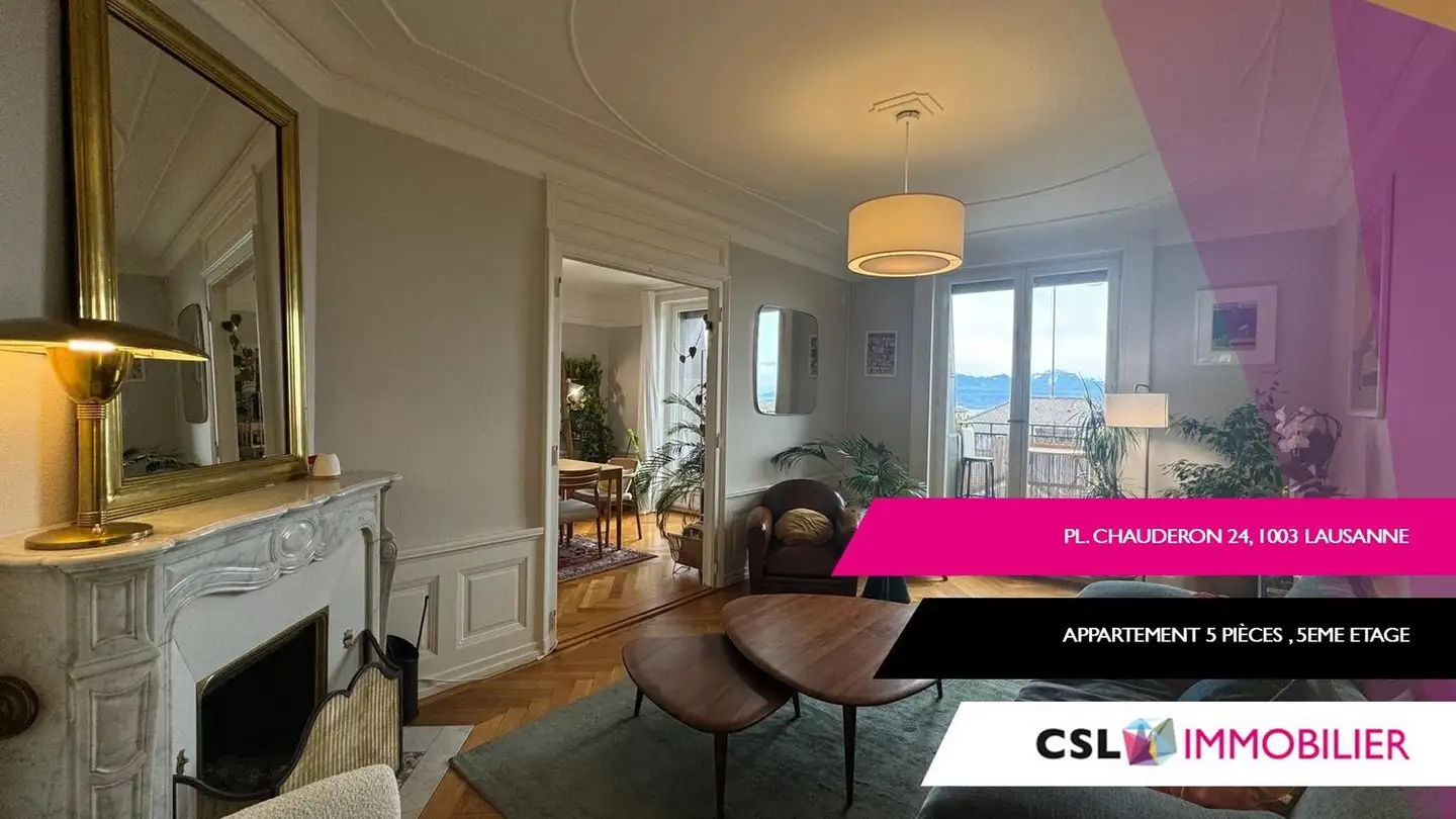 Appartement à louer - Place Chauderon 26, 1003 Lausanne