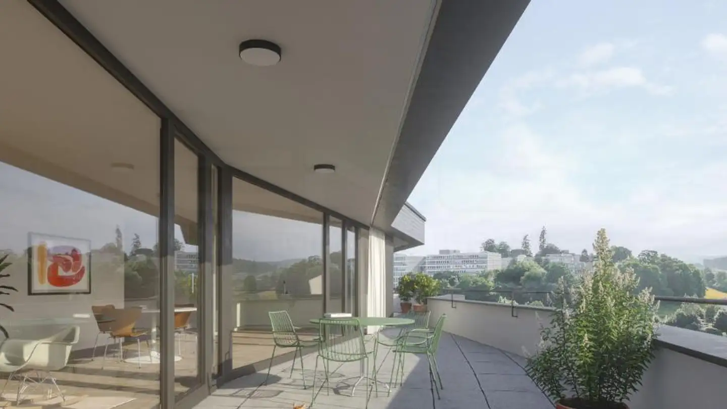 Penthouse kaufen - Route De Chamblioux 22, 1763 Granges-Paccot - Foto 2