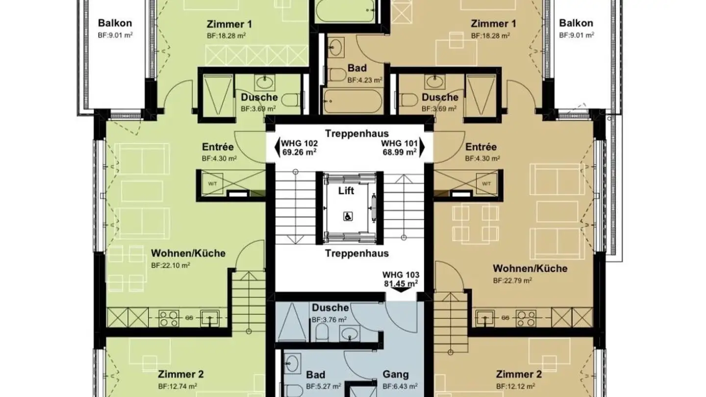 Appartement à louer - Lindauerstrasse 32, 8309 Nürensdorf