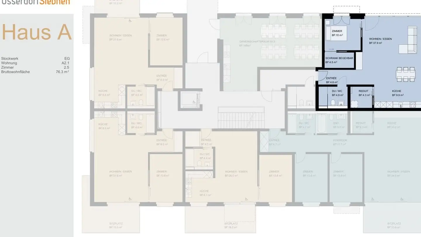 Appartamento in affitto - Ausserdorfweg 6, 8854 Siebnen - Photo 3