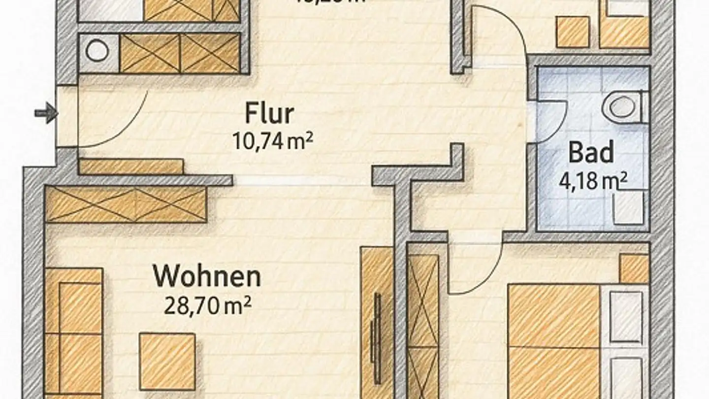 Appartement à louer - Feldeggstrasse 29, 8590 Romanshorn - Photo 3
