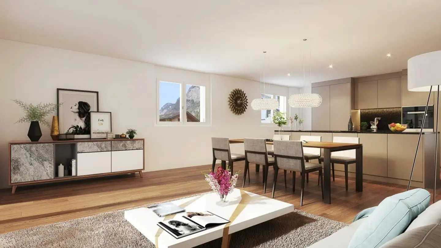 Dachgeschosswohnung mieten - Staatsstrasse, 8888 Heiligkreuz (Mels) - Foto 4