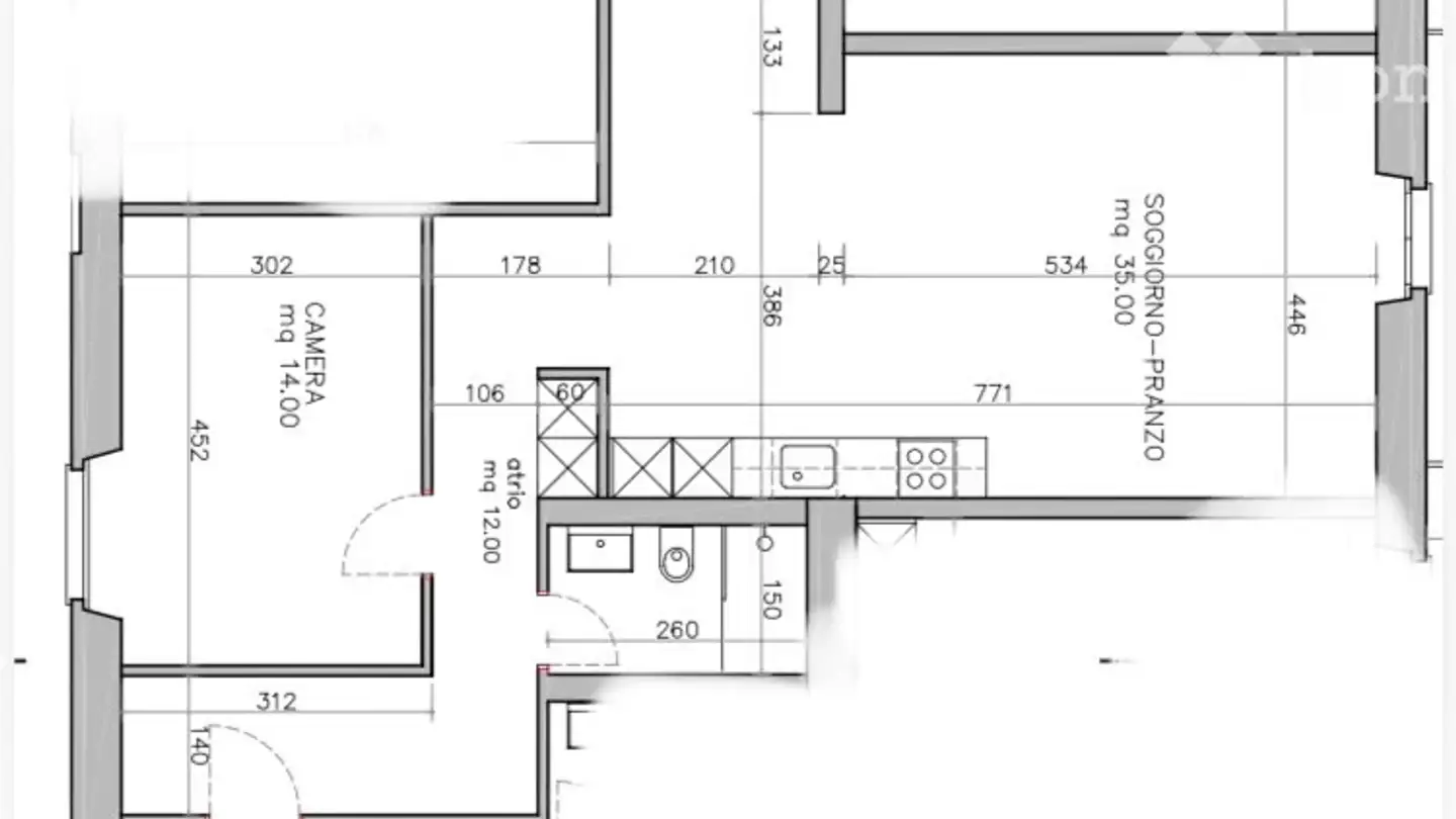 Appartement à louer - Via Stazione 21A, 6828 Balerna