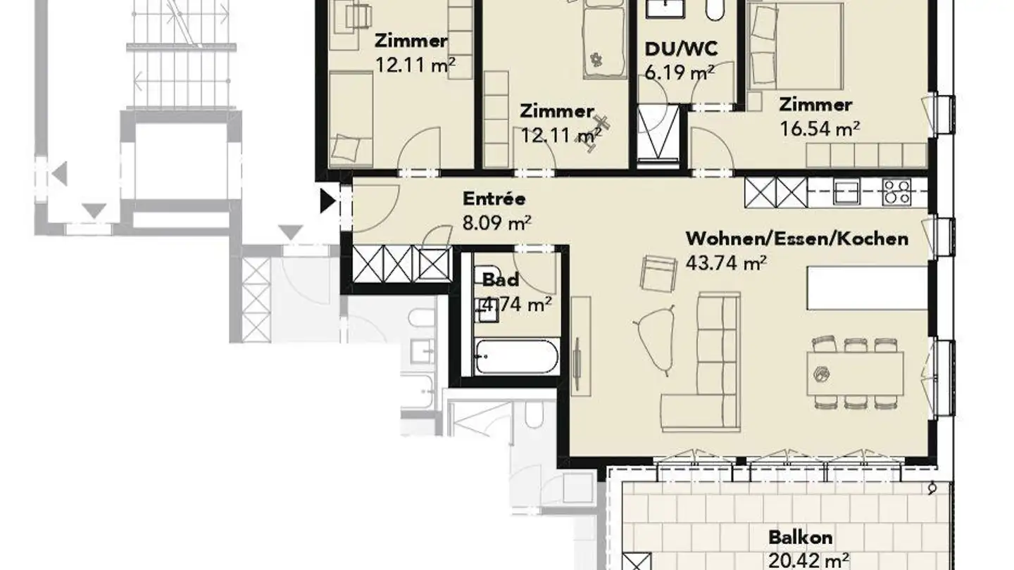 Wohnung kaufen - Zelgacherstrasse 5, 8340 Hinwil - Foto 3