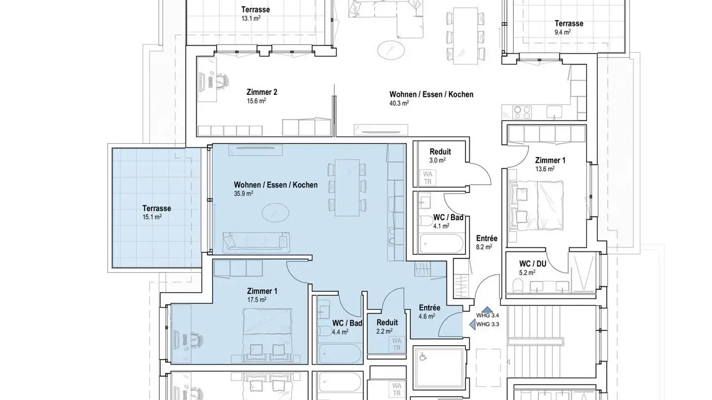 Wohnung mieten - Tierloch 14, 8197 Rafz - Foto 2