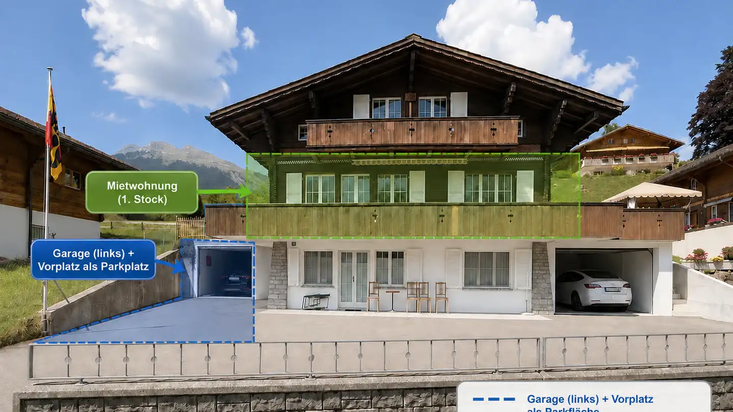Wohnung mieten - Burgenerszaunweg 3, 3818 Grindelwald