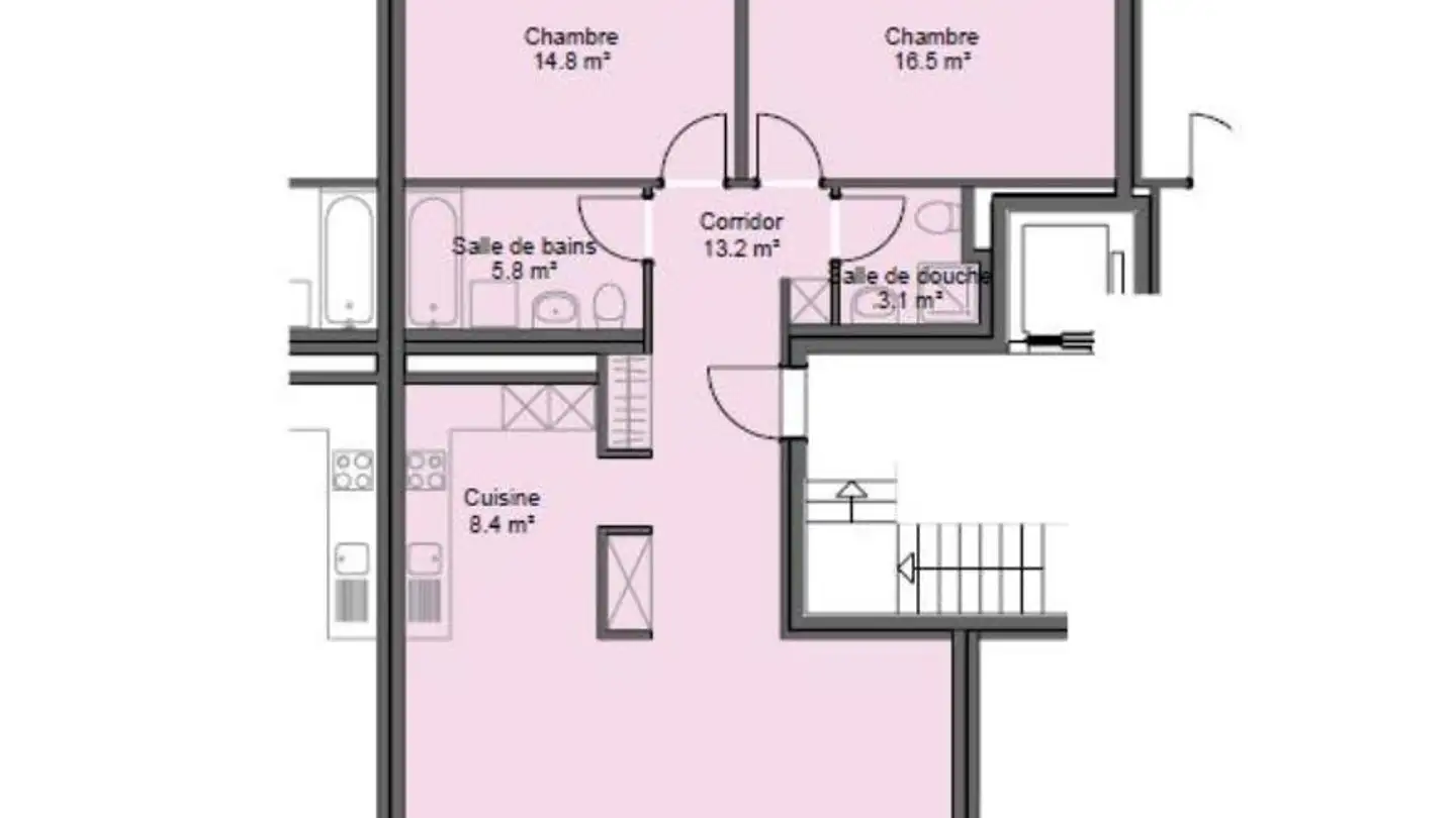 Wohnung mieten - Rue de l'Industrie 3, 1700 Fribourg