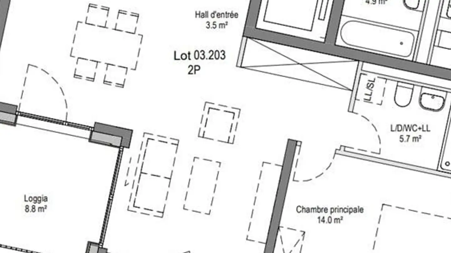 Appartamento in affitto - Rue De La Baumettaz 1c, 1023 Crissier - Foto 2