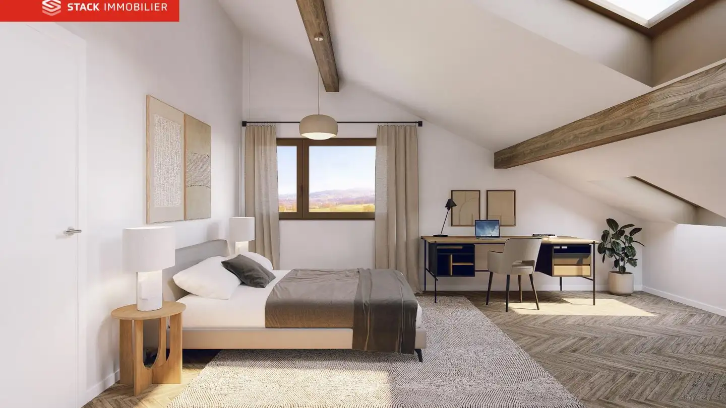 Attique à vendre - Route De La Pépinière 10, 1696 Vuisternens-en-Ogoz - Photo 4