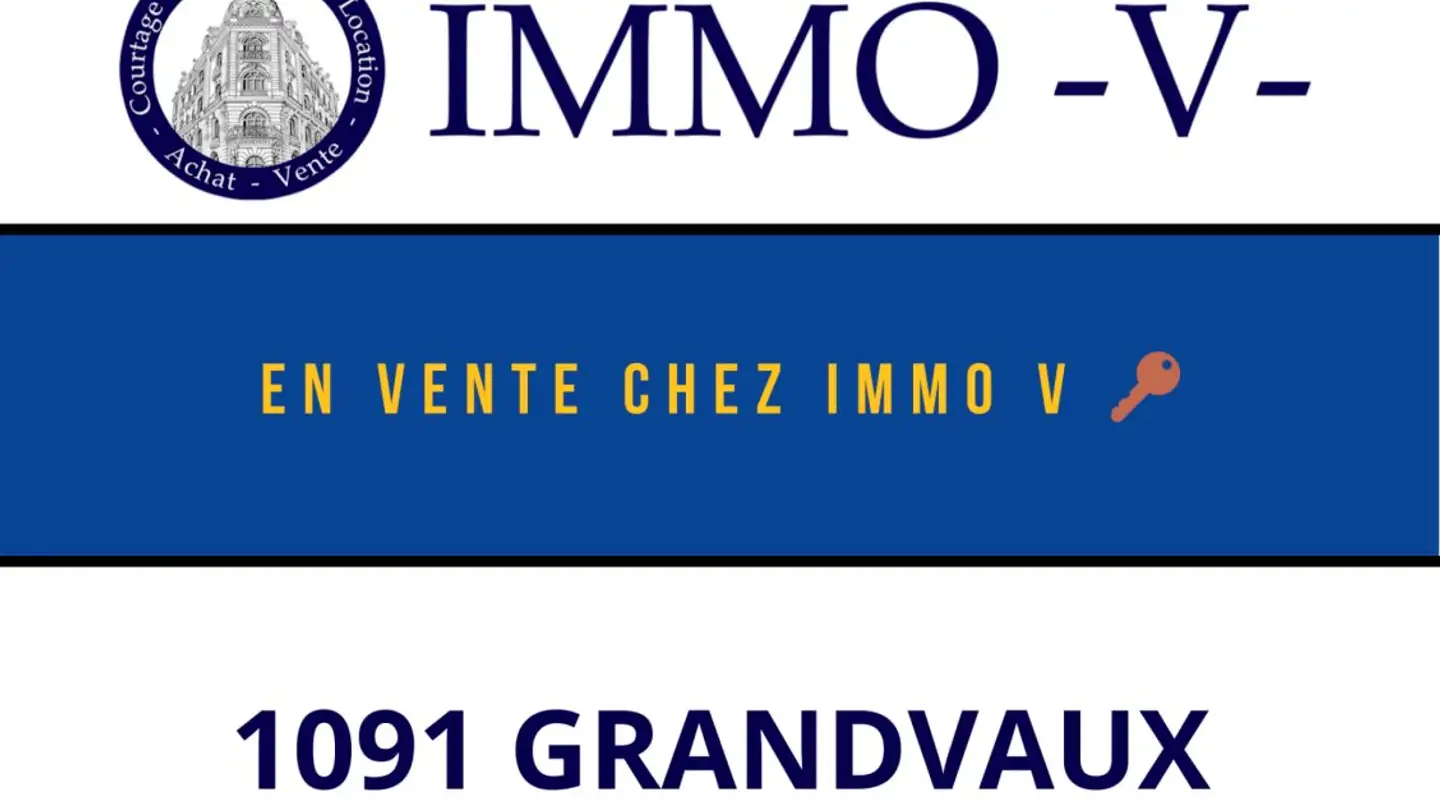 Maison individuelle à vendre - 1091 Grandvaux
