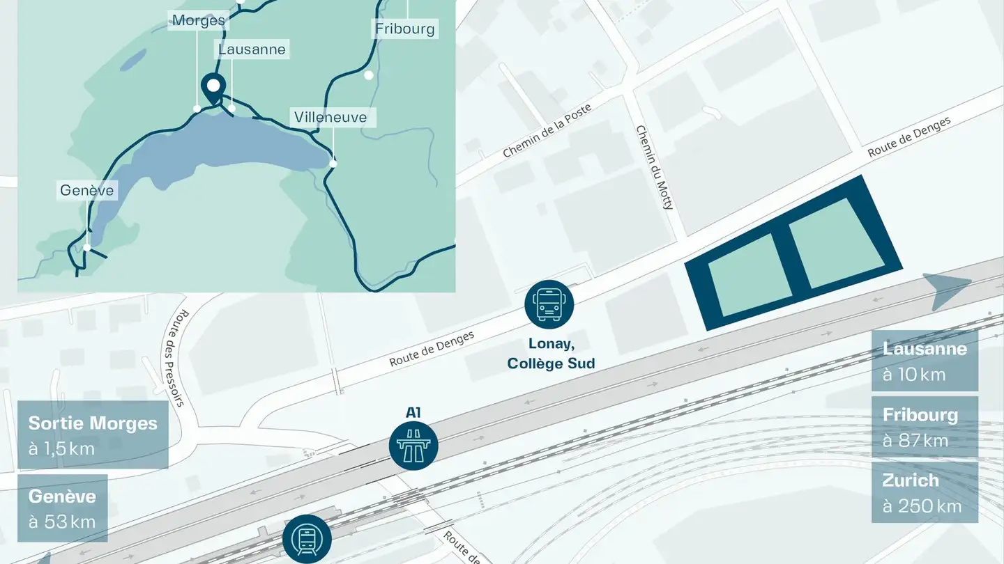 Mixed-use building for rent - Route De Denges 10, 1027 Lonay - Photo 2