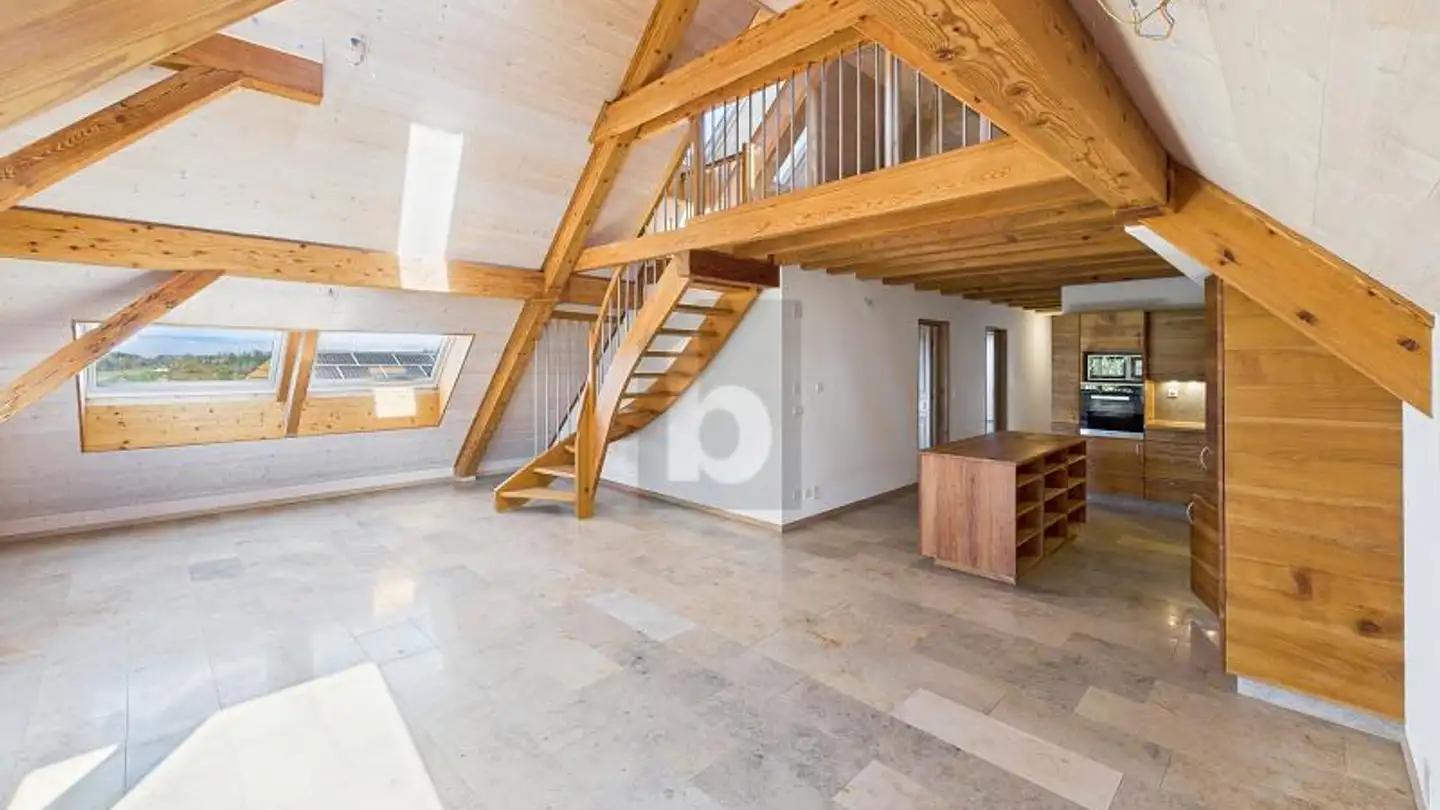 Attique à louer - 3206 Wallenbuch