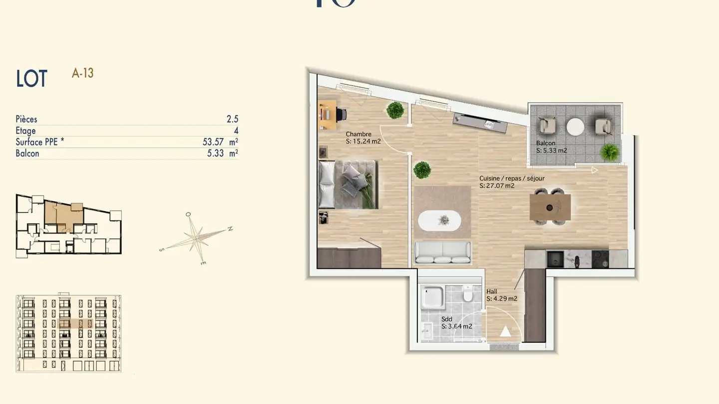 Appartamento in vendita - Route Saint-Nicolas-De-Flüe 10, 1700 Fribourg - Photo 4