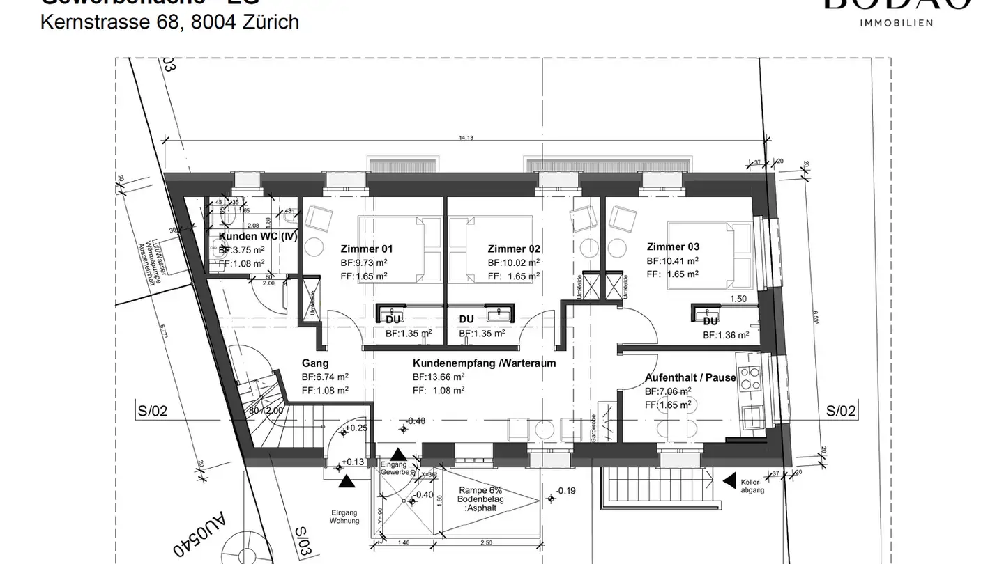 Commerciale in affitto - Kernstrasse 68, 8004 Zürich